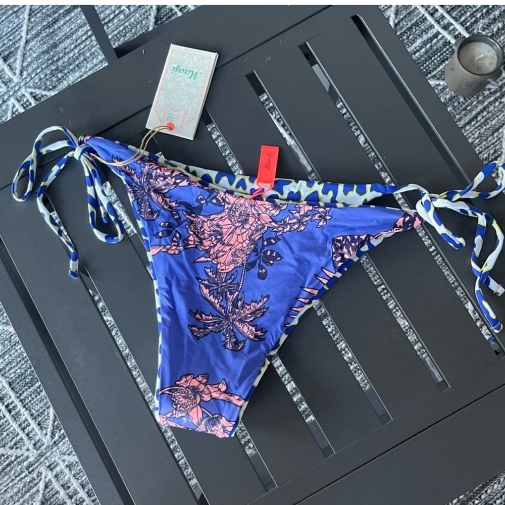 Maaji Side Tie Reversible  Bikini Bottoms. - Picture 8 of 10